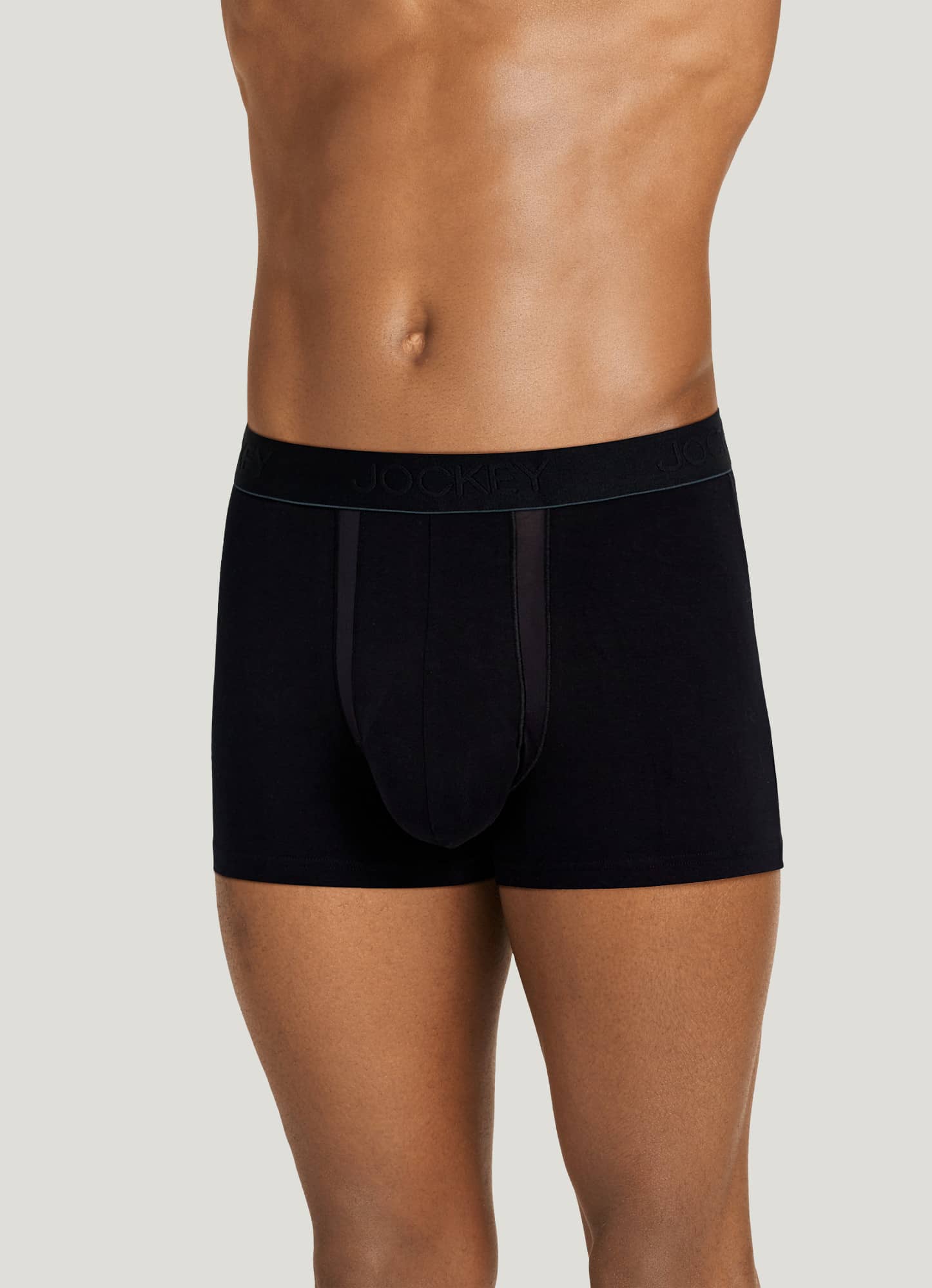 Jockey® Chafe Proof Pouch Cotton Stretch 3" Trunk - 3 Pack