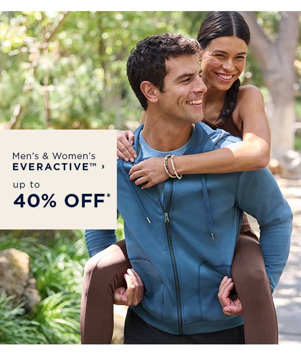 sho men's and women's everactive up to 40% off