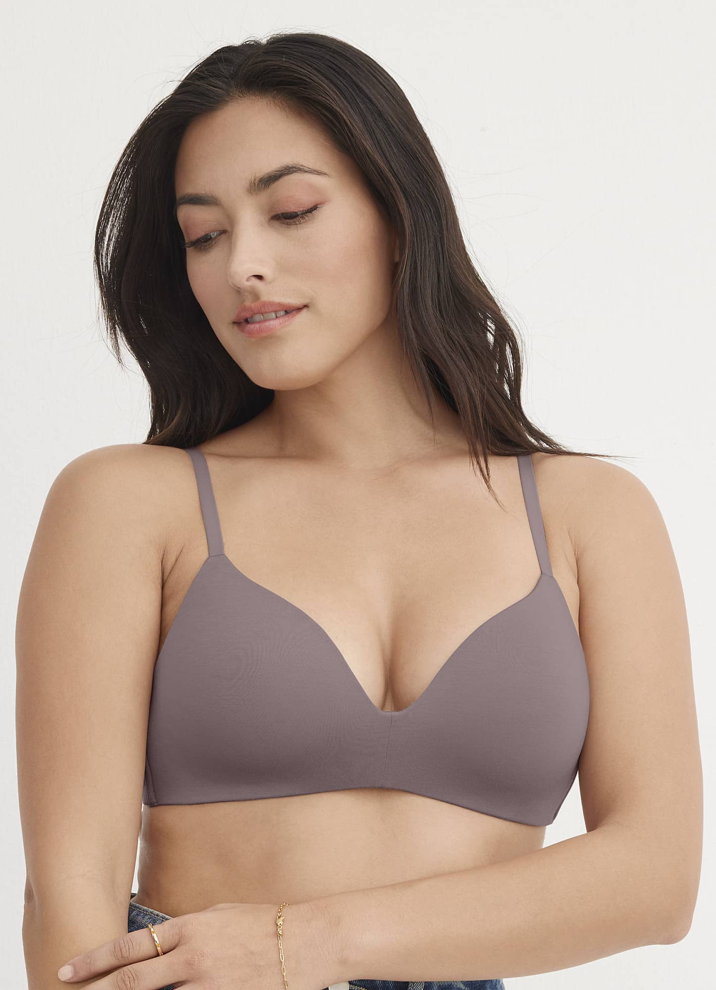 Smooth & Sleek Supersoft Demi Coverage Wirefree T-Shirt Bra