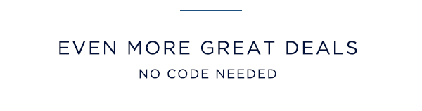 even more great deals / no code needed