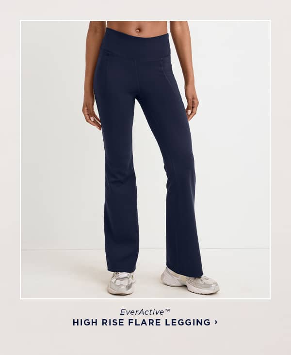 shop everactive high rise flare legging