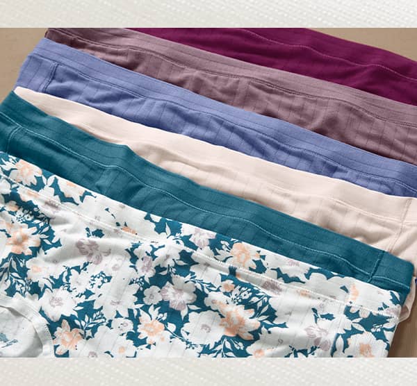 light and airy underwear laydown image