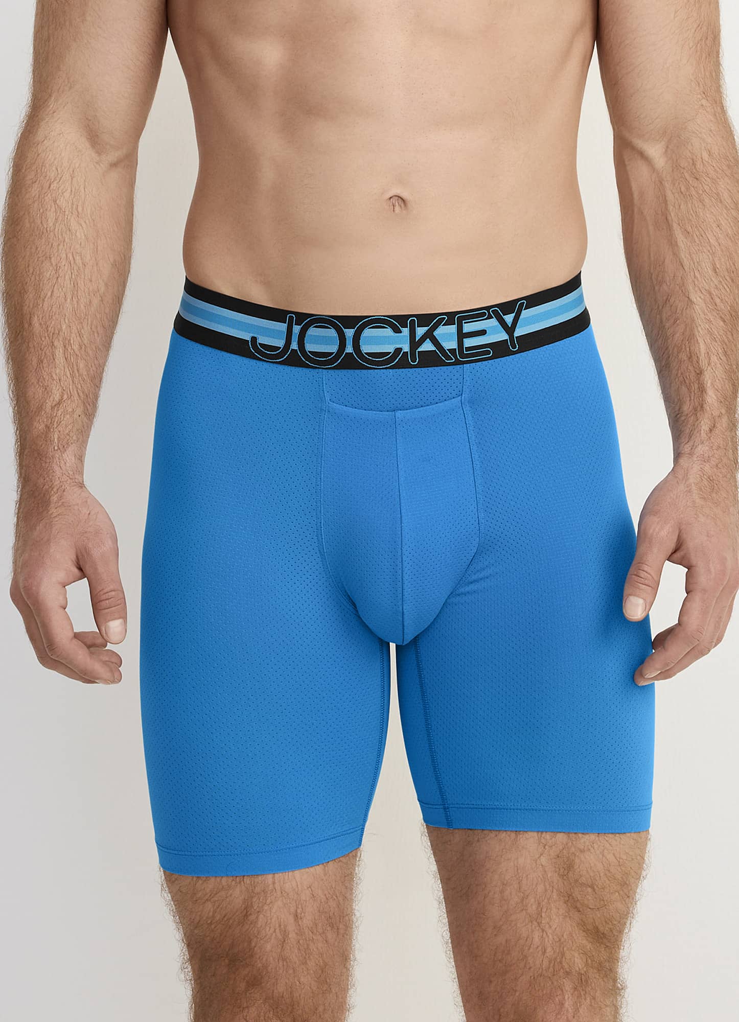 Jockey Sport® Stability Pouch Microfiber 9" Long Leg Boxer Brief