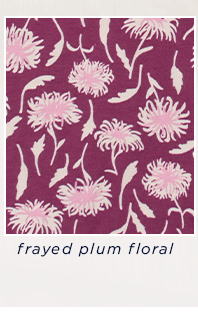 frayed plum floral
