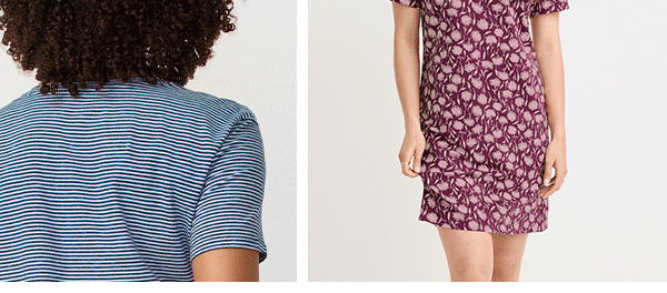 Detail images of Organic Cotton Stretch Sleep Shirt