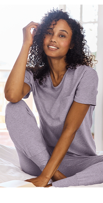 Detail image of women wearing Jockey® Sleepwear