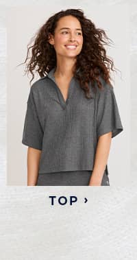 shop waffle short sleeve top