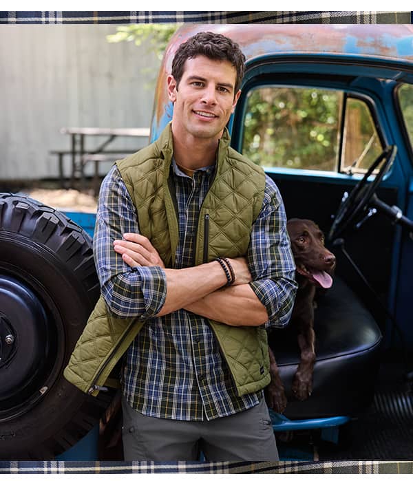 Hero image of Jockey fall products on model