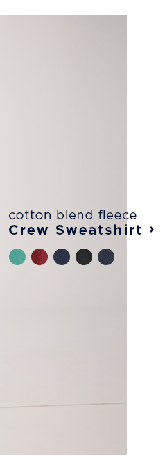 shop cotton blend fleece crew sweatshirt