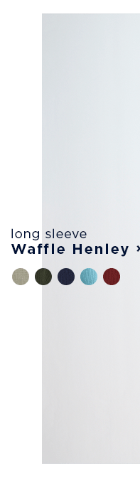 shop long sleeve waffle henley