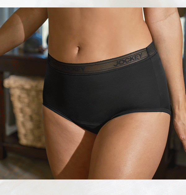 detail animation of worry free underwear 