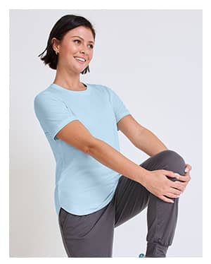 shop everactive short sleeve crew neck tee
