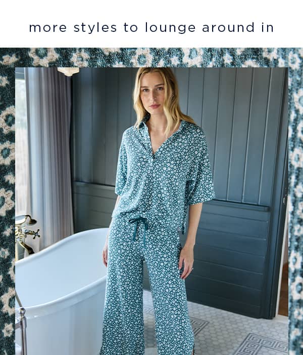 more styles to lounge around in / model in Jockey lougewear