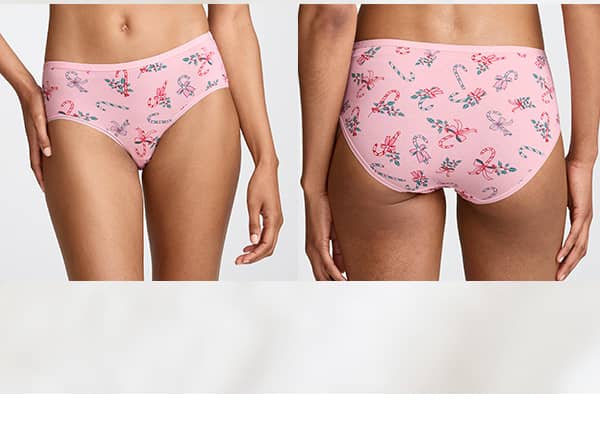 organic cotton stretch front and back detail images on models