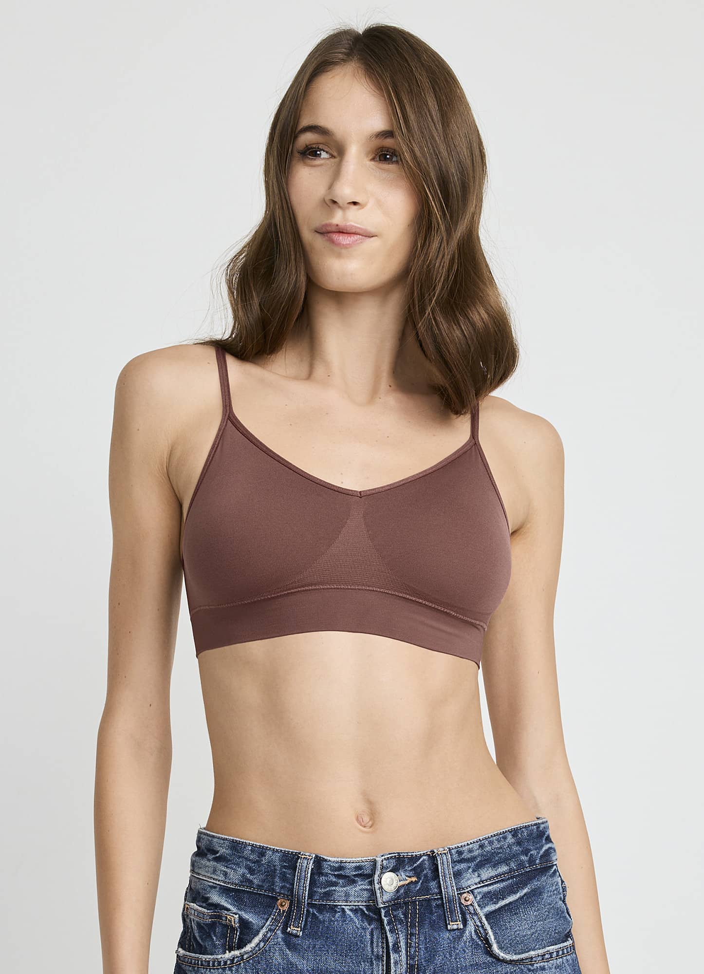 Seamfree® Stretch Cami Strap Bralette