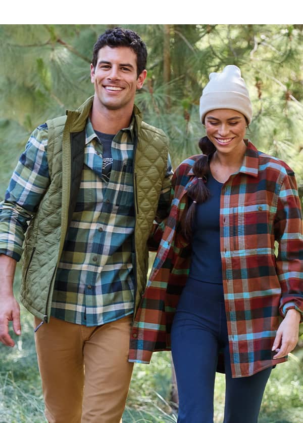 hero image of men's and women's jockey product on models