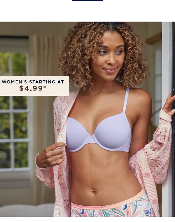 women's starting at 4.99