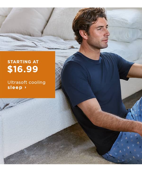 Ultrasoft cooling sleep starting at $16.99