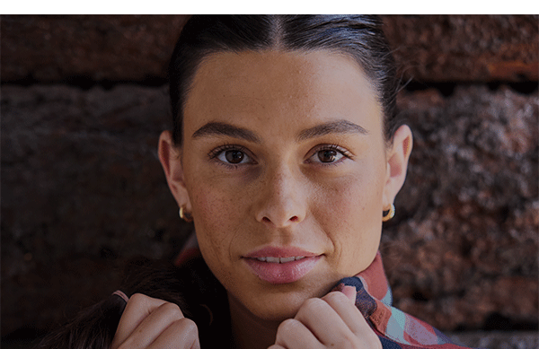 hero image of jockey women's apparel on model