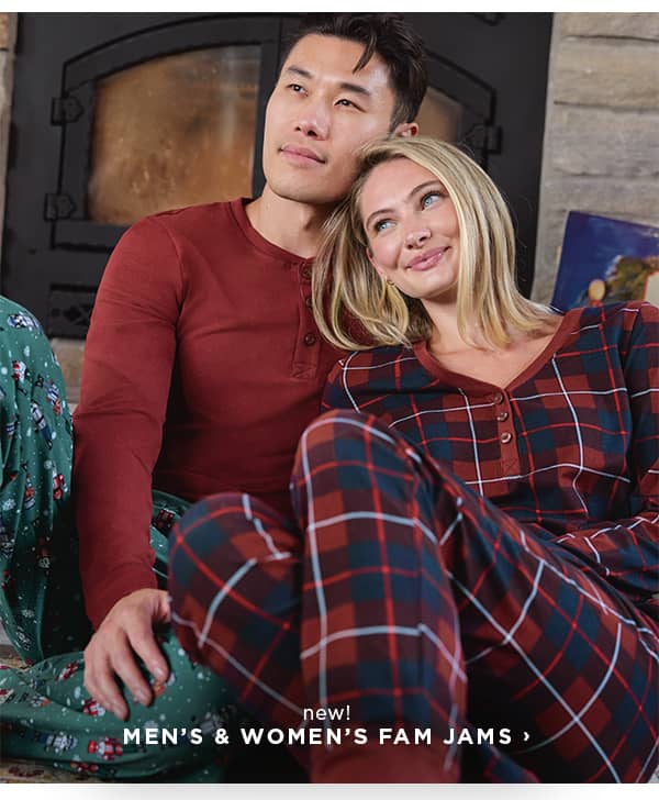 new! shop men's and women's fam jams
