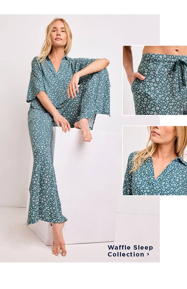 shop waffle sleep collection
