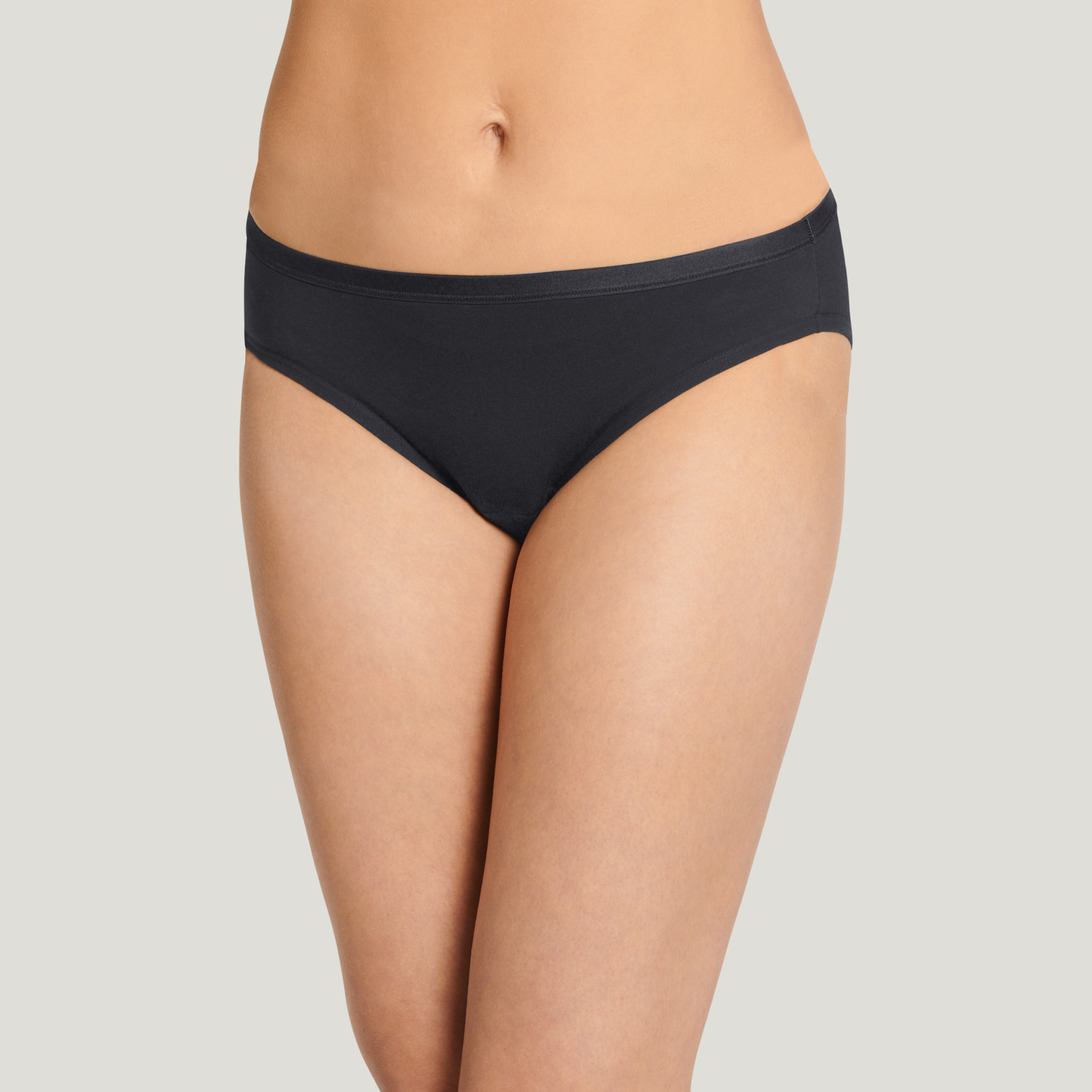 Jockey® Worry Free Cotton Stretch Moderate Absorbency Bikini