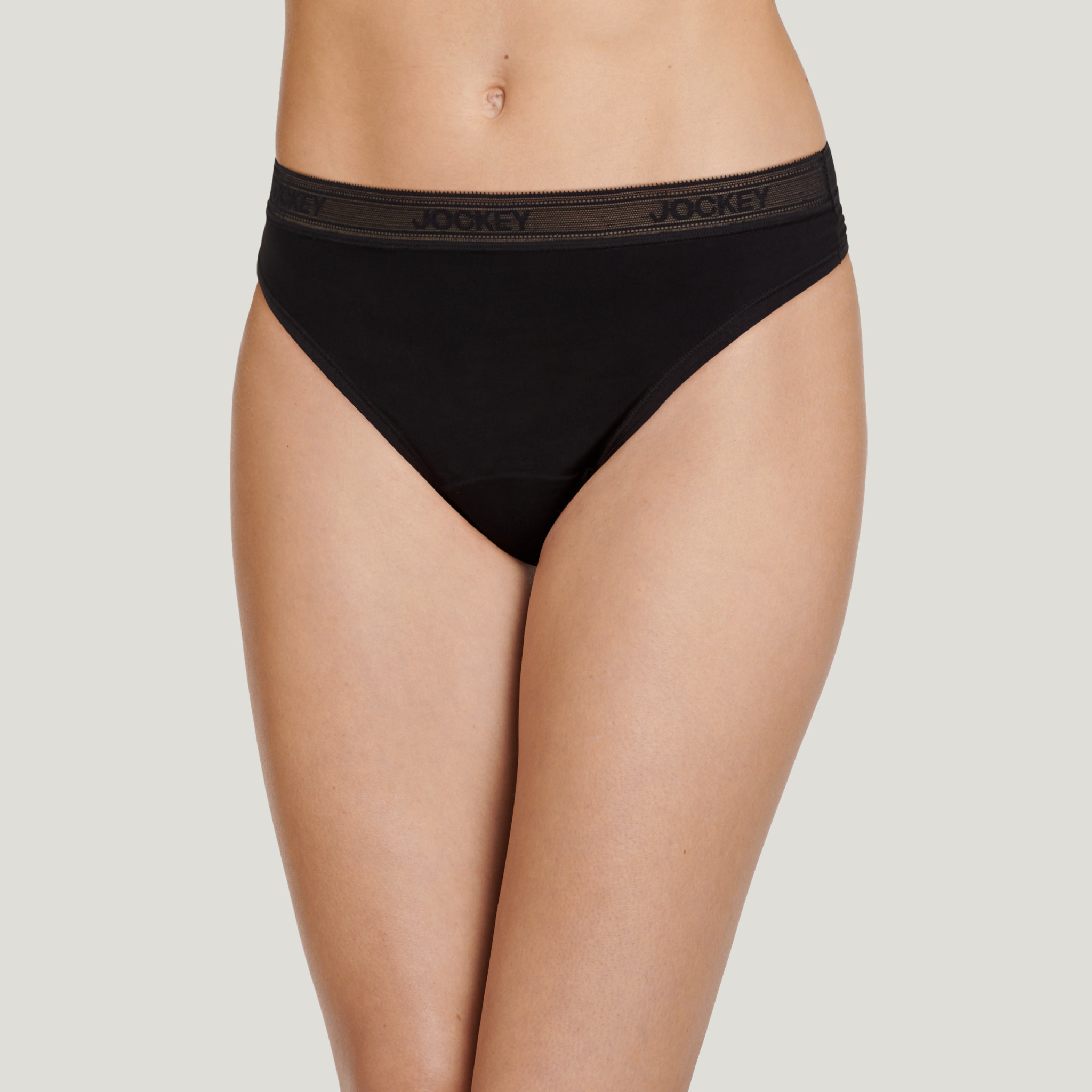 Jockey® Worry Free Microfiber Light Absorbency Thong