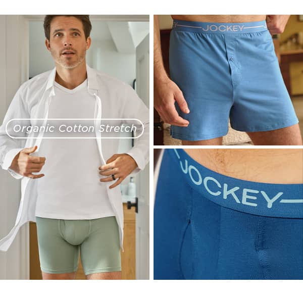 Organic cotton stretch