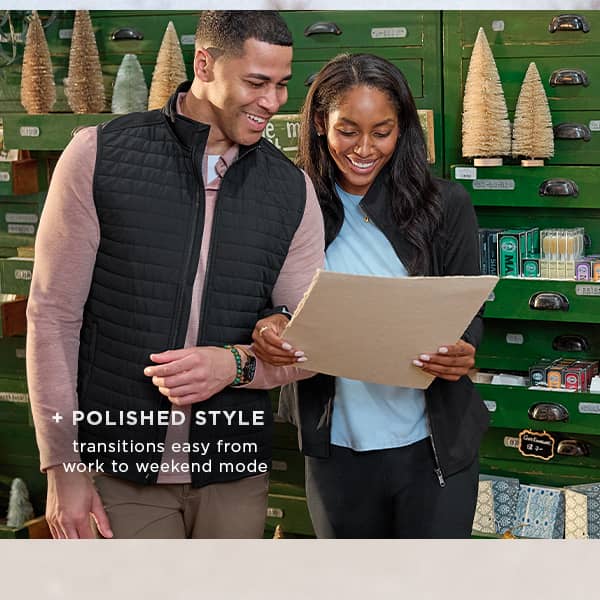 polished style transitions easy from work to weekend mode