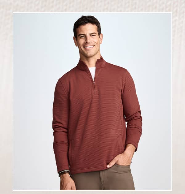  pullover image on model