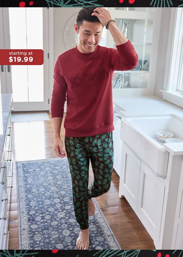 starting at $19.99 / ultra soft sleepwear image on model