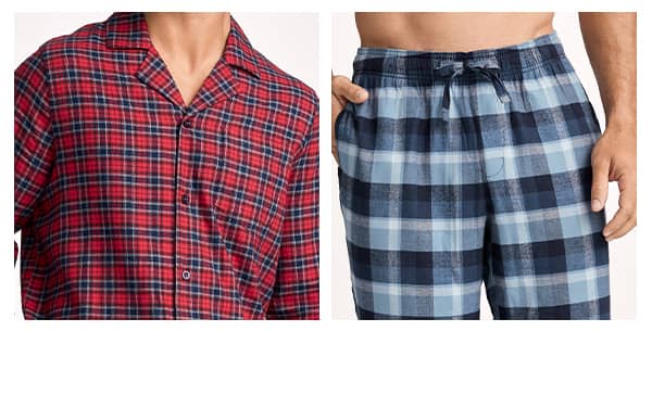 flannel sleepwear detail images