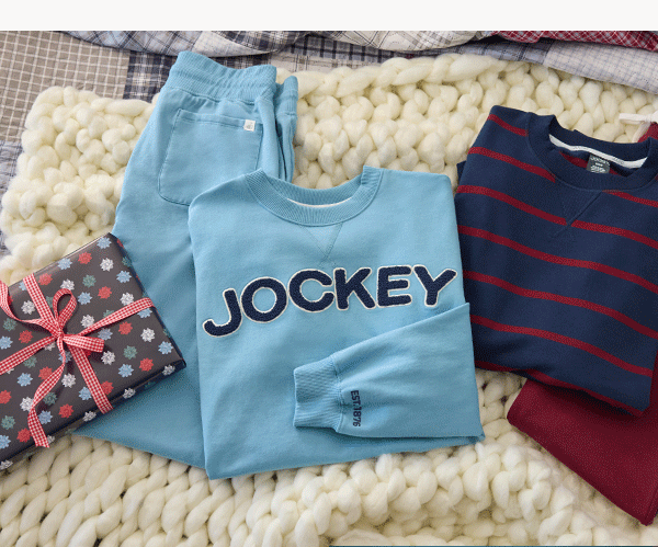 men's and women's loungewear image laydown