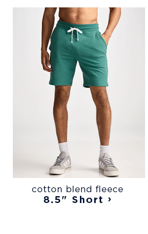 shop cotton blend fleece 8.5inch short