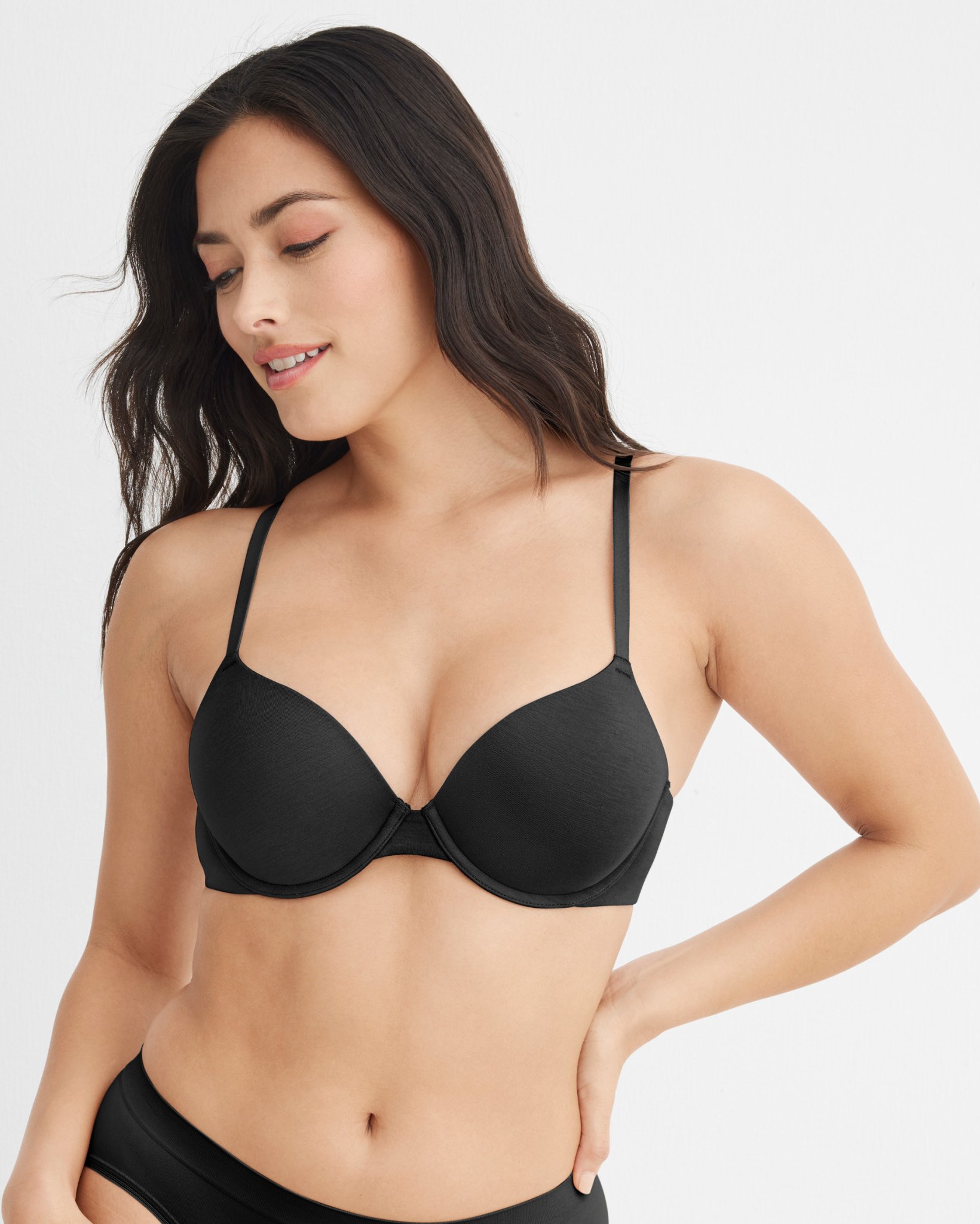 Smooth & Sleek Supersoft Demi Coverage Underwire T-Shirt Bra