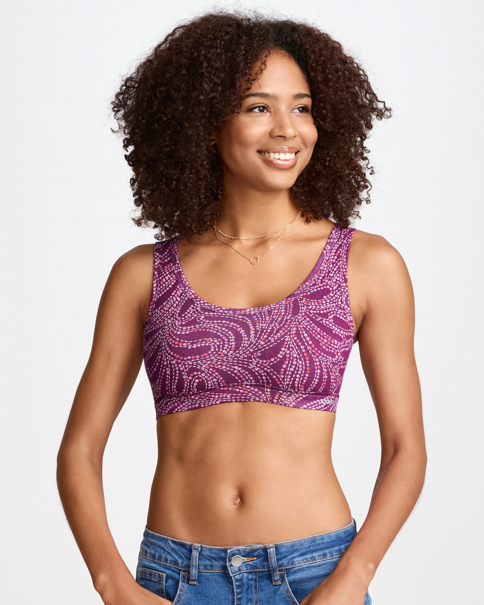 Organic Cotton Stretch Tank Strap Bralette