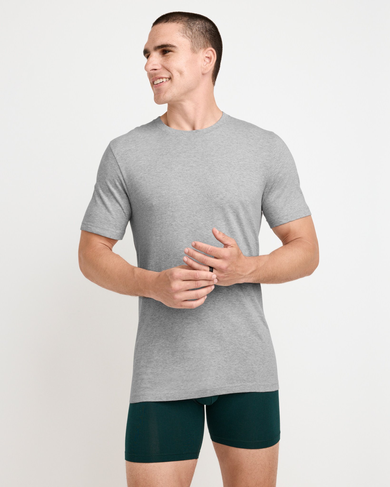 Classic Crew Neck Undershirt - 3 Pack