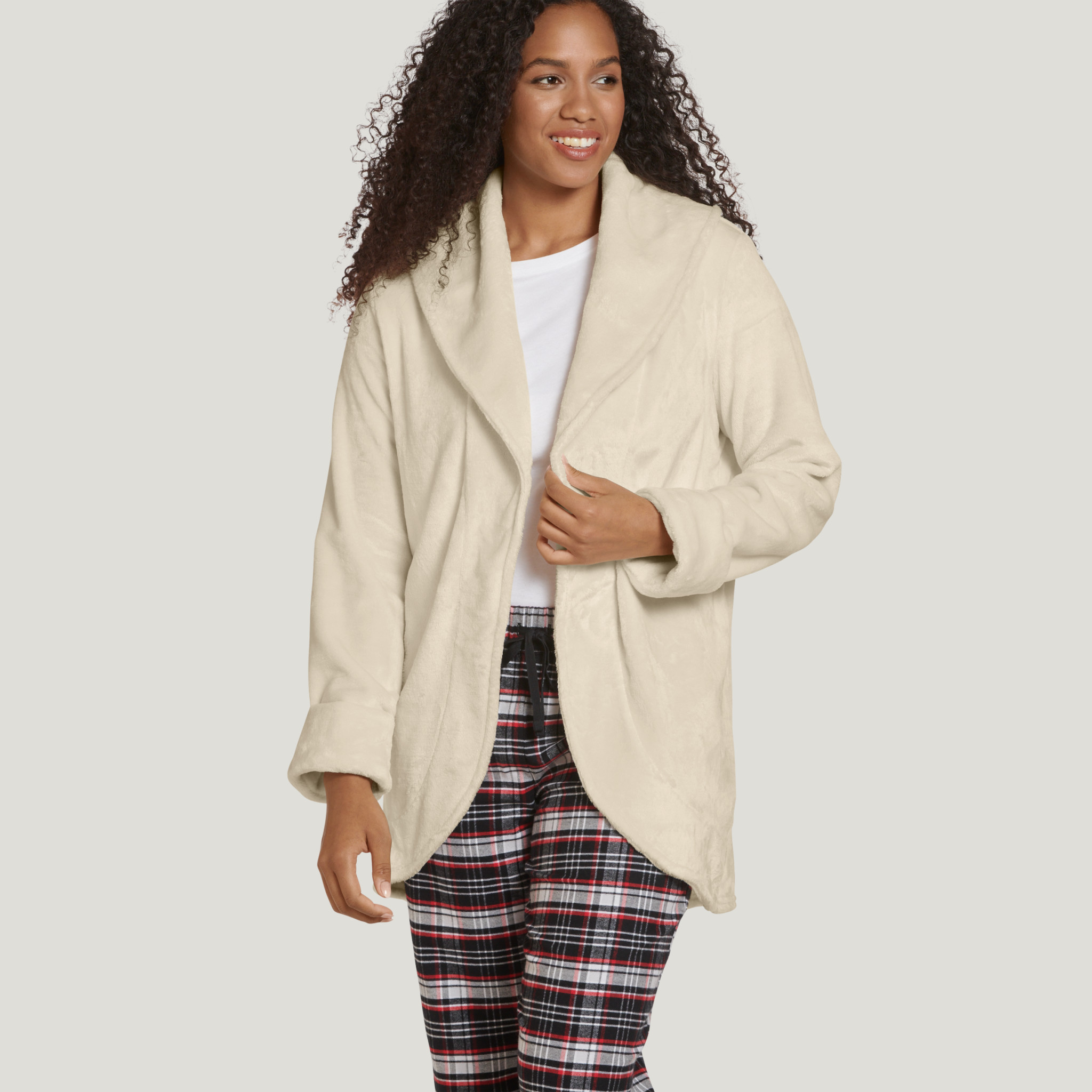 Jockey® Plush Cardigan