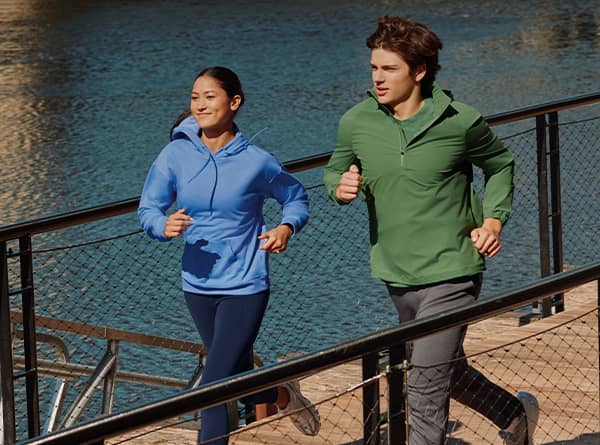 dual image of models wearing jockey everactive products