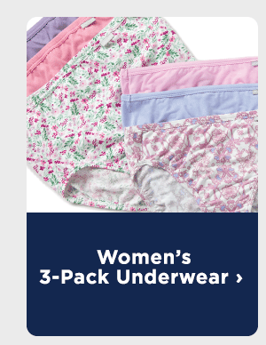 shop women's 3-pack underwear