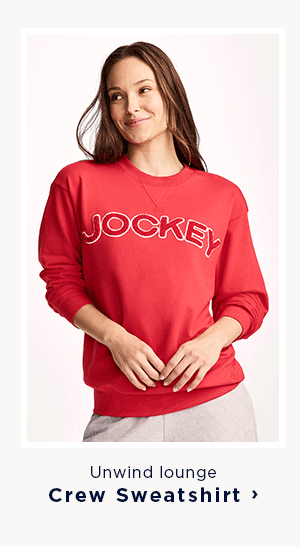 shop Unwind lounge crew sweatshirt