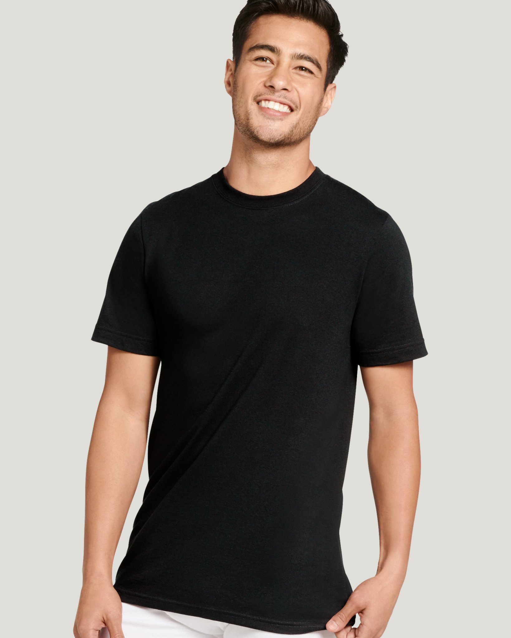 Made in America 100% Cotton Crew Neck Undershirt - 2 Pack