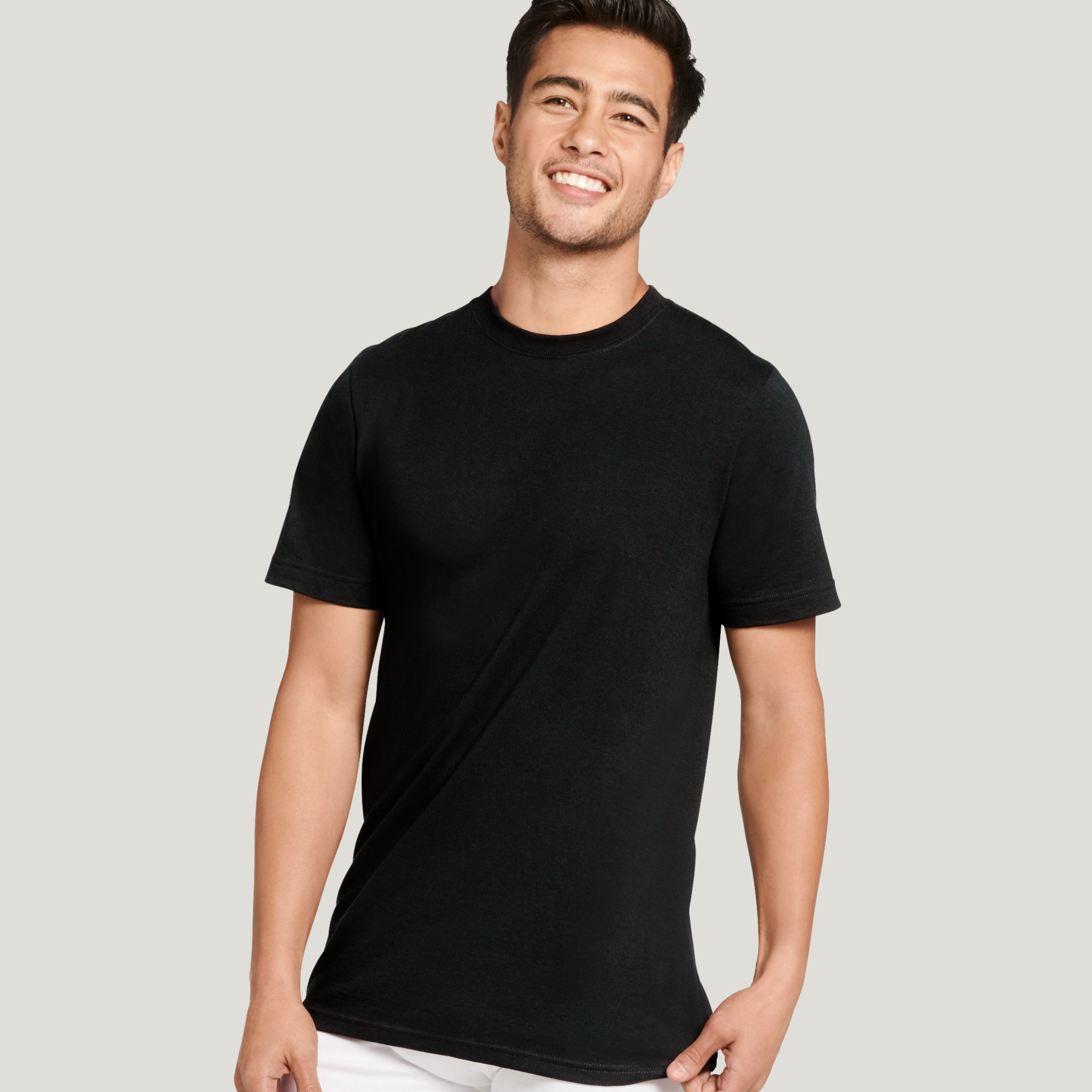 Jockey® Made in America 100% Cotton Crew Neck Undershirt - 2 Pack