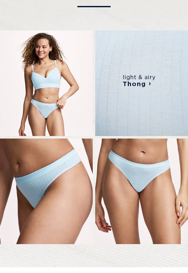 shop light and airy thong