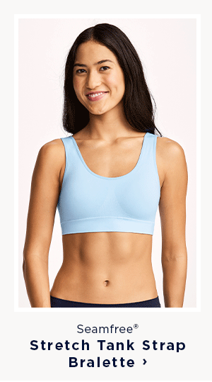 shop seamfree stretch tank strap bralette