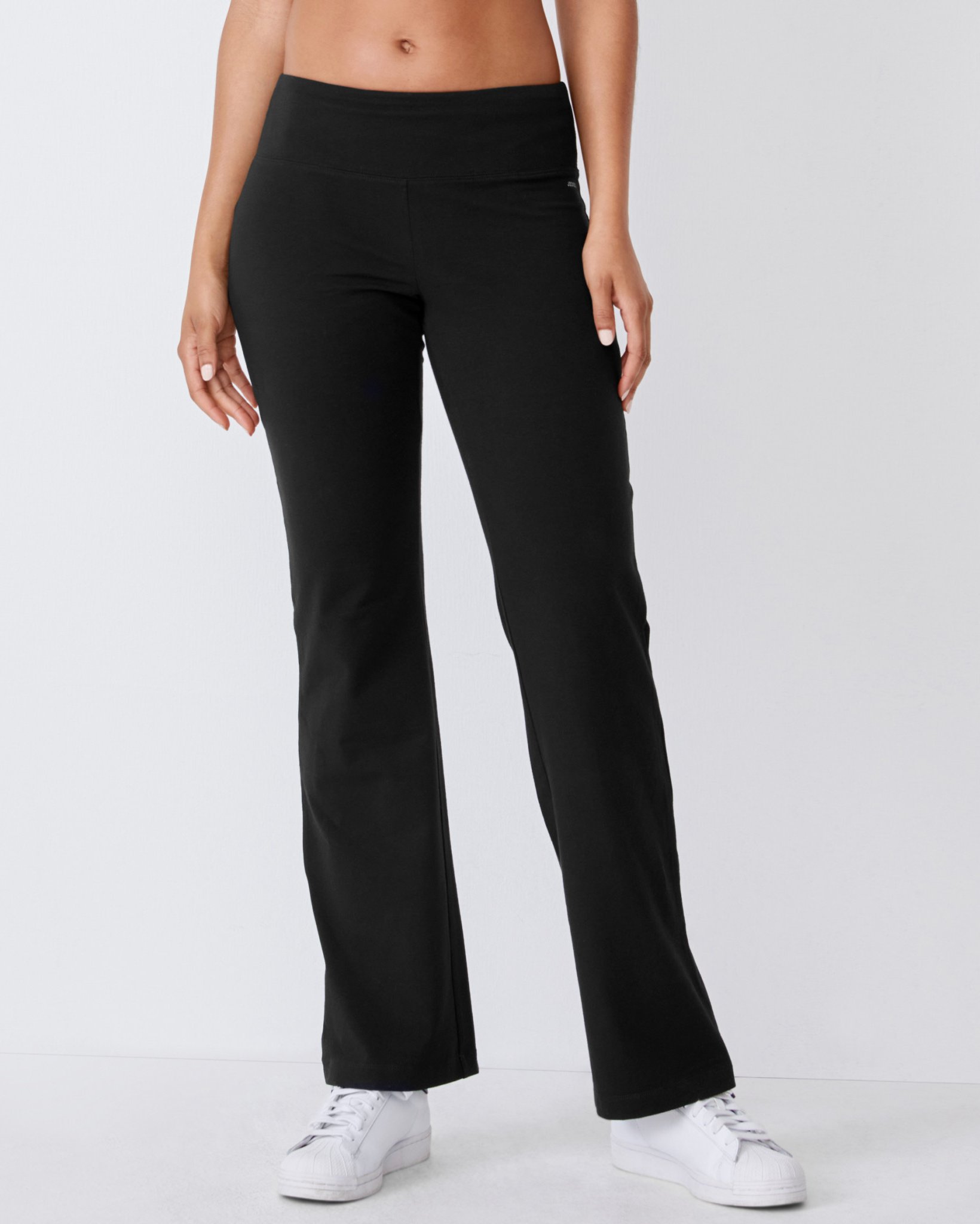 Cotton Stretch Slim Bootleg Pant