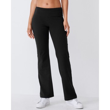 Cotton Stretch Slim Bootleg Pant