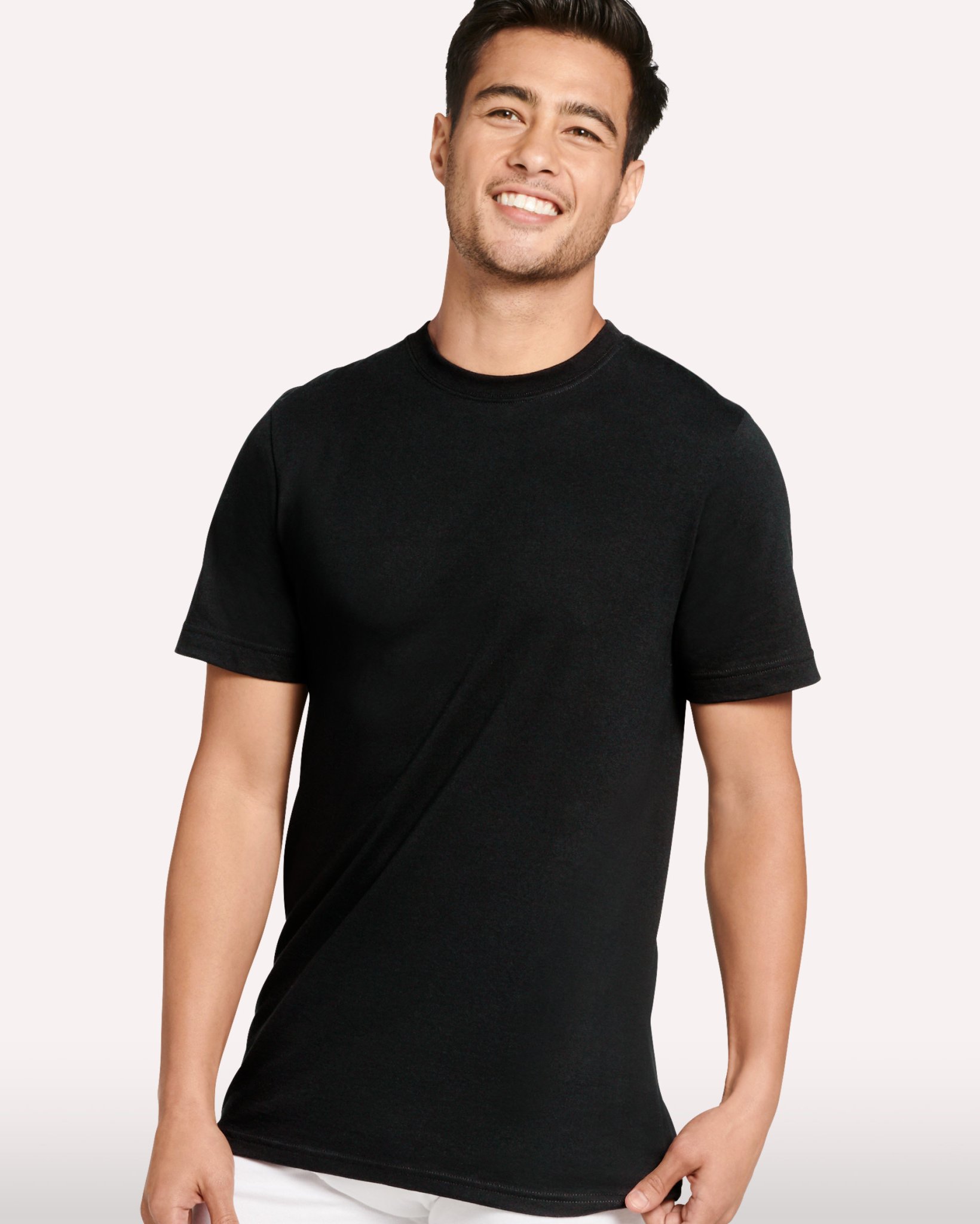 Made in America 100% Cotton Crew Neck Undershirt - 2 Pack