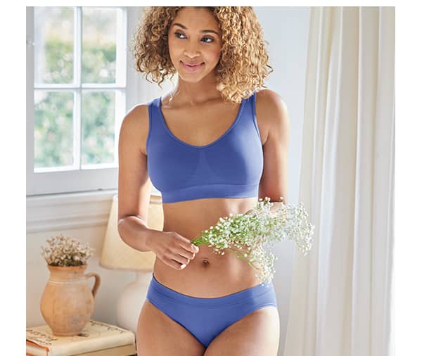 Model in Jockey lace underwear