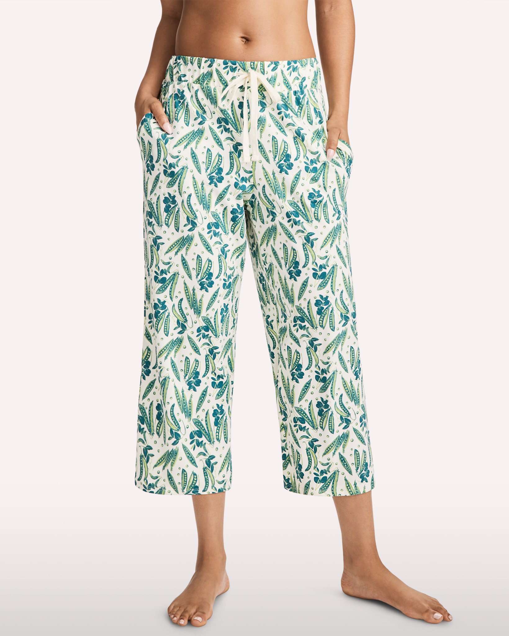 Organic Cotton Stretch Capri